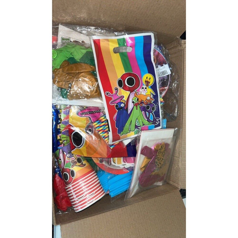 Large Lot Of Birthday Party Supply Decorations. Sealed. Variety.